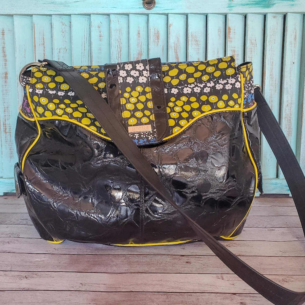 Prima Miche Shell Black w/Floral Print- Abbie